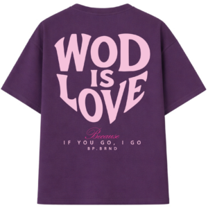 CAMISETA OVERSIZE WOD IS LOVE