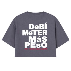 CAMISETA OVERSIZE / CROPTOP DMMP