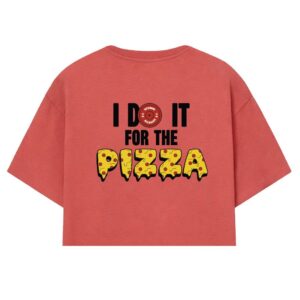 CAMISETA OVERSIZE / CROPTOP PIZZA