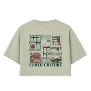 CAMISETA OVERSIZE / CROPTOP SOUTH CULTURE
