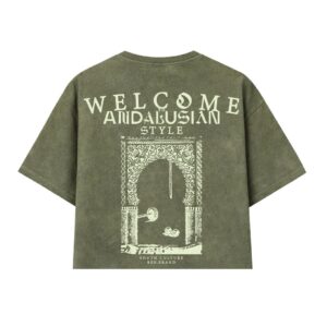 CAMISETA OVERSIZE / CROPTOP WELCOME ANDALUSIAN STYLE