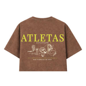 CAMISETA OVERSIZE / CROPTOP ATLETAS LEVANTAOH