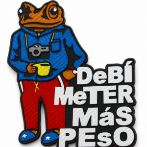 PARCHE "DeBÍ MeTER MáS PEsO"